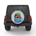 SOMETIMES THE BEAR EATS YOU WHITE TIRE COVER