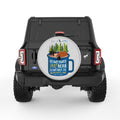 SOMETIMES THE BEAR EATS YOU SILVER CARBON FIBER TIRE COVER