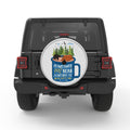 SOMETIMES THE BEAR EATS YOU SILVER CARBON FIBER TIRE COVER