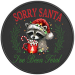SORRY SANTA IVE BEEN FERAL BLACK CARBON FIBER TIRE COVER