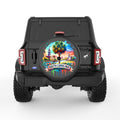 SOUTH CAROLINA BLACK CARBON FIBER TIRE COVER