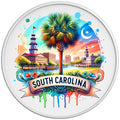 SOUTH CAROLINA WHITE TIRE COVER