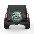 SOUTH DAKOTA BLACK CARBON FIBER TIRE COVER