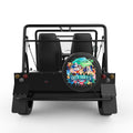 SOUTH DAKOTA BLACK CARBON FIBER TIRE COVER FOR MOKE