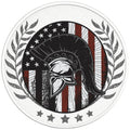 SPARTAN AMERICAN SOLDIER  PEARL  WHITE CARBON FIBER TIRE COVER