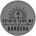 SPIRITS LEAD ME SILVER CARBON FIBER TIRE COVER