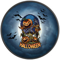 SPOOKY SCARECROW HALLOWEEN BLACK CARBON FIBER TIRE COVER