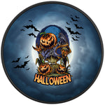 SPOOKY SCARECROW HALLOWEEN BLACK TIRE COVER