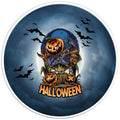SPOOKY SCARECROW HALLOWEEN BLACK TIRE COVER