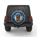 SPOOKY SCARECROW HALLOWEEN BLACK TIRE COVER
