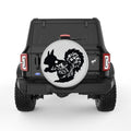 SQUIRREL SILVER CARBON FIBER TIRE COVER