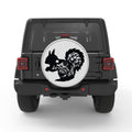 SQUIRREL SILVER CARBON FIBER TIRE COVER