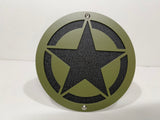 STAR IN ARMY FOR ANY 2 INCH RECEIVER  in ARMY GREEN For Jeep Wrangler JL and JK and JT