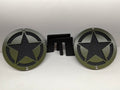 STAR FOOT PEGS FOR JEEP WRANGLER AND JEEP GLADIATOR in Army Green Color