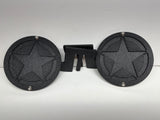 STAR FOOT PEGS FOR JEEP WRANGLER AND JEEP GLADIATOR in Black Color
