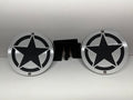 STAR FOOT PEGS FOR JEEP WRANGLER AND JEEP GLADIATOR in White Color