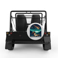 STARGAZING DREAMS WHITE CARBON FIBER TIRE COVER FOR MOKE