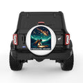 STARGAZING DREAMS WHITE TIRE COVER