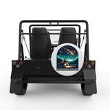 STARGAZING DREAMS WHITE TIRE COVER FOR MOKE