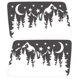 STARRY NIGHT QUARTER WINDOW DRIVER & PASSENGER DECALS