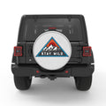 STAY WILD BLACK TIRE COVER