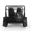 STRONG AND BRAVE AMERICAN EAGLE BLACK CARBON FIBER TIRE COVER FOR MOKE