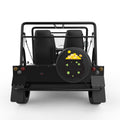 ST PATRICKS DAY POT OF MONEY BLACK CARBON FIBER TIRE COVER FOR MOKE