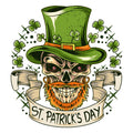 ST PATRICKS DAY SKULL
