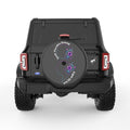 SUICIDE PREVENTION AWARENESS BLACK CARBON FIBER TIRE COVER