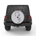 SUICIDE PREVENTION AWARENESS WHITE TIRE COVER