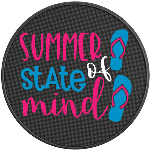 SUMMER STATE OF MIND BLACK CARBON FIBER TIRE COVER