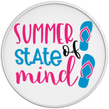 SUMMER STATE OF MIND WHITE TIRE COVER