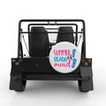 SUMMER STATE OF MIND WHITE TIRE COVER FOR MOKE