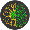 Sunflower Brain PEARL  WHITE CARBON FIBER TIRE COVER