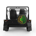 SUNFLOWER BRAIN BLACK CARBON FIBER TIRE COVER FOR MOKE