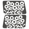 SUNFLOWER GARDEN QUARTER WINDOW DRIVER & PASSENGER DECALS