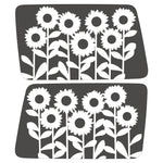 SUNFLOWER GARDEN QUARTER WINDOW DRIVER & PASSENGER DECALS