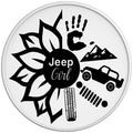 Sunflower Jeep Girl