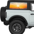 SUNRAYS QUARTER WINDOW DECAL FITS 2021+ FORD BRONCO 2 DOOR HARD TOP