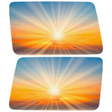 SUNRAYS QUARTER WINDOW DRIVER & PASSENGER DECALS