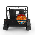 SUNSET MOUNTAINS BLACK CARBON FIBER TIRE COVER FOR MOKE