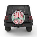 SANTA I CAN EXPLAIN WHITE TIRE COVER