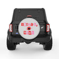 SARCASTIC VALENTINES DAY SILVER CARBON FIBER TIRE COVER
