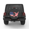 SASQUATCH UNITED STATES PEARL  WHITE CARBON FIBER TIRE COVER