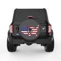 SASQUATCH UNITED STATES BLACK CARBON FIBER TIRE COVER