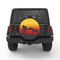 SASQUATCH WITH UNICORN BLACK CARBON FIBER TIRE COVER