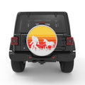 SASQUATCH WITH UNICORN BLACK TIRE COVER