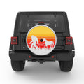 SASQUATCH WITH UNICORN SILVER CARBON FIBER TIRE COVER