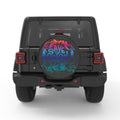 SAVE THE OCEAN PEARL  WHITE CARBON FIBER TIRE COVER