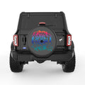 SAVE THE OCEAN BLACK CARBON FIBER TIRE COVER